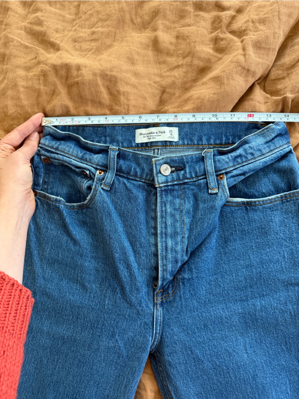 90s Ultra High Rise Relaxed Jeans - 27 SHORT - Picture 11 of 12